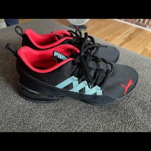 Black And Pink Puma Sneakers